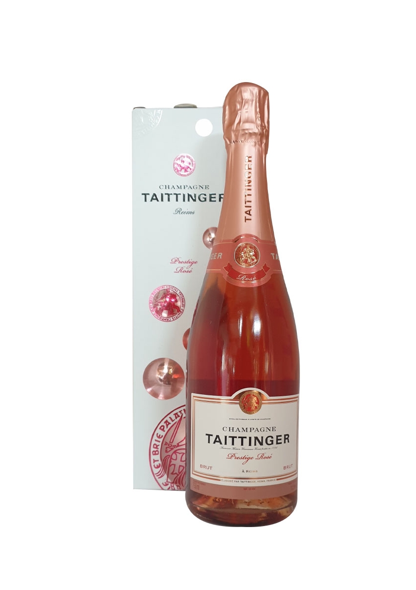 taittinger prestige brut rose 75cl gift box